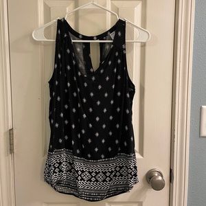 Dressy Patterned Tank Top